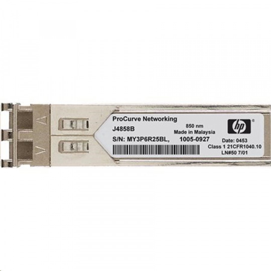 Aruba 1G SFP LC SX 500m MMF XCVR J4858D RENEW