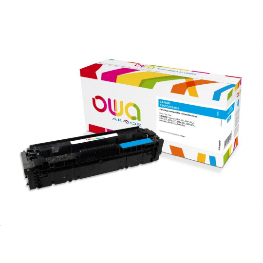 OWA Armor toner pre CANON LBP 611Cn, 613Cdw, 631Cn, 633Cdw, MFP635Cx, 1300 ks., modrá/kyanová (CRG045C)