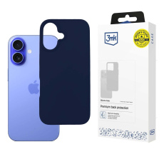 3mk ochranný kryt Silicone Case Dark Navy pro Apple iPhone 16 Pro 3mk ochranný kryt Silicone Case Dark Navy pro Apple iPhone 16 Pro