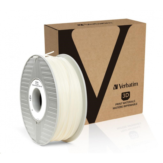 VERBATIM Filament pre 3D tlačiarne PLA 2.85mm, 126m, 1kg prírodná priehľadná (stará PN 55282)