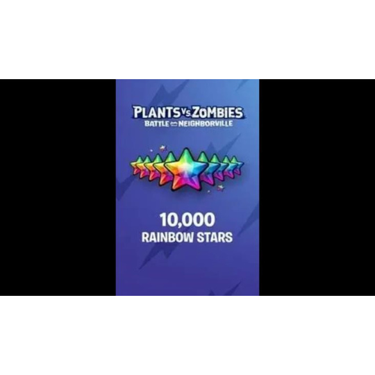 Plants vs. Zombies: Battle for Neighborville: 10000 Rainbow Stars (Xbox One) (Global) Plants vs. Zombies: Battle for Neighborville: 10000 Rainbow Stars (Xbox One) (Global)