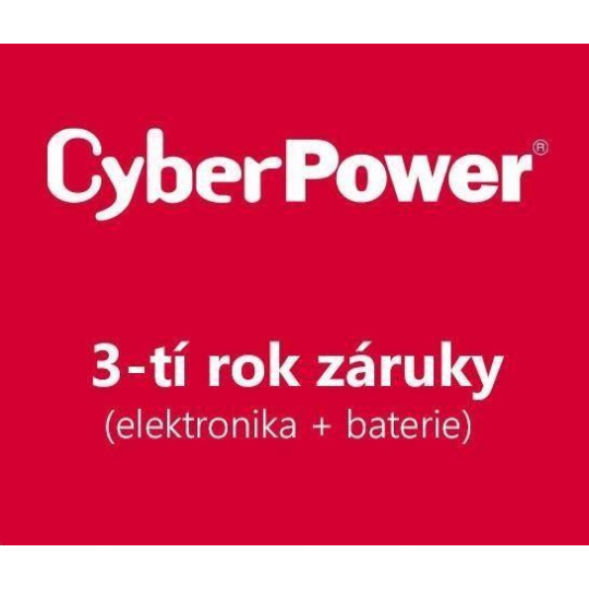 3-ročná záruka CyberPower na OLS1500ERT2U