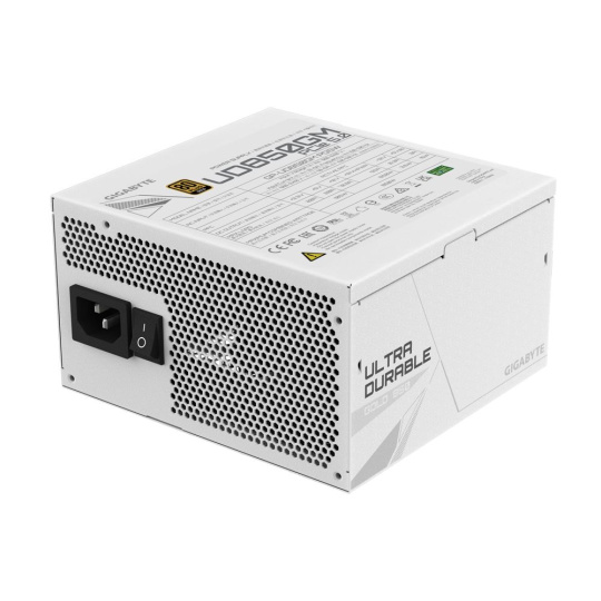 BAZAR - GIGABYTE zdroj UD850GM PG5, 850W, 80+ Gold, 120mm fan, bílá - Poškozený obal (Komplet)