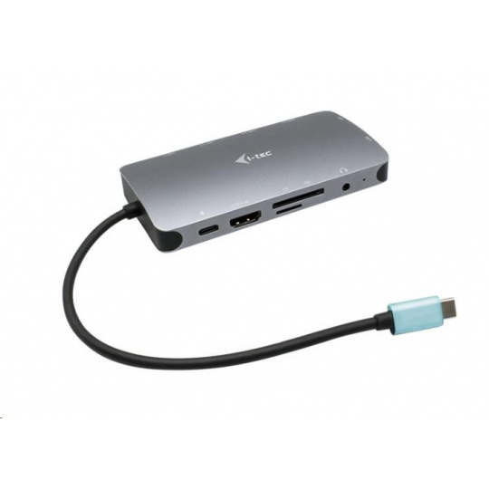 iTec USB-C Metal Nano Dock HDMI/VGA s LAN + Power Delivery 100 W