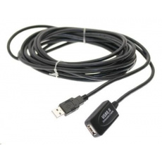PREMIUMCORD USB 2.0 opakovač a predlžovací kábel A/M-A/F 5m