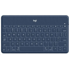 Logitech Bluetooth Keyboard Folio Keys-To-Go, UK - International, Classic Blue, Apple