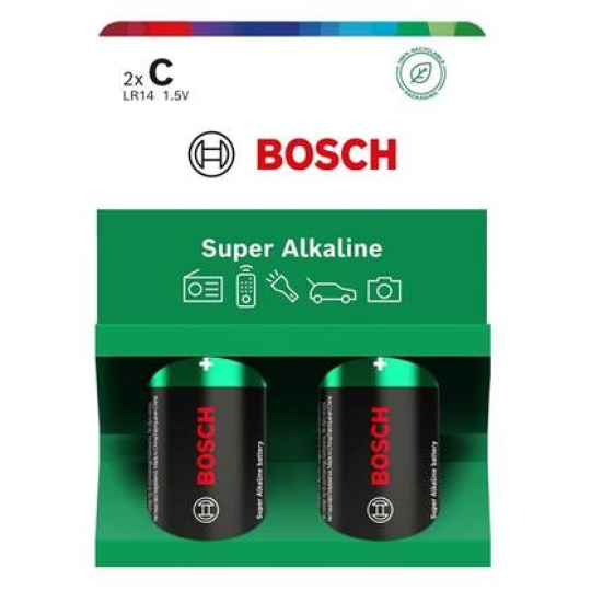 Bosch LR14SA2B/00 Super Alkaline (Blistr 2 ks) Bosch LR14SA2B/00 Super Alkaline (Blistr 2 ks)