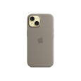 APPLE iPhone 15 Silicone Case with MagSafe - Clay