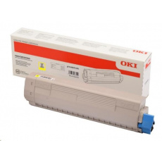 Žltý toner OKI pre C823/C833/C843 (7 500 strán)