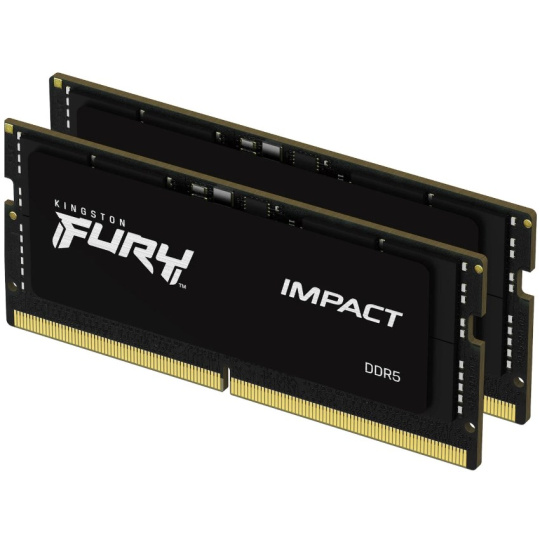 KINGSTON SODIMM DDR5 32GB (Kit of 2) 6000MT/s CL38 FURY Impact XMP