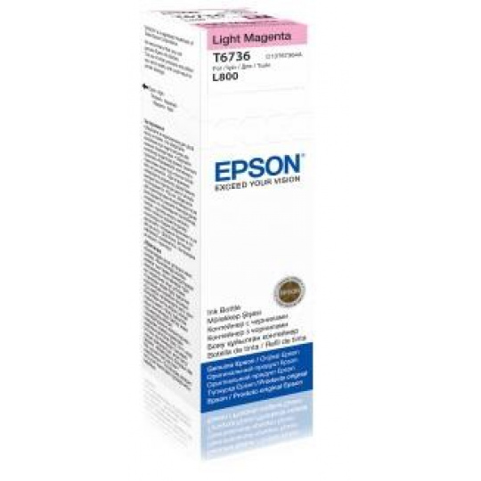 Atramentová tyčinka EPSON T6736 Light Magenta ink container 70ml pre L800/L1800