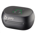 Poly Voyager Free 60+ bluetooth headset, BT700 USB-A adaptér, dotykové nabíjecí pouzdro, černá