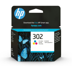 HP 302 Tri-color Original Ink Cartridge, , F6U65AE (165 pages)