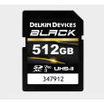 Delkin SDXC BLACK Rugged UHS-II R300/W250 (V90) 512GB (new)