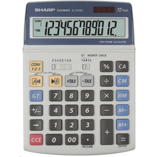 SHARP kalkulačka - EL2125C - gift box