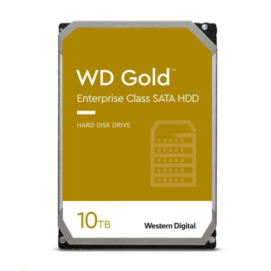 WD GOLD WD102KRYZ 10TB SATA/ 6Gb/s 256MB cache 7200 otáčok za minútu, CMR, Enterprise