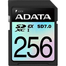 ADATA SDXC karta 256GB Express, PCIe Gen3, UHS-I, C10, V30, (R:800/W:700 MB/s)