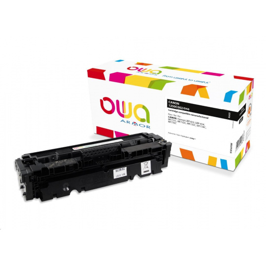 OWA Armor toner pre CANON LBP 653Cdw, 654Cx, MFP735Cx, 2200 str., čierna/čierna (CRG046BK)