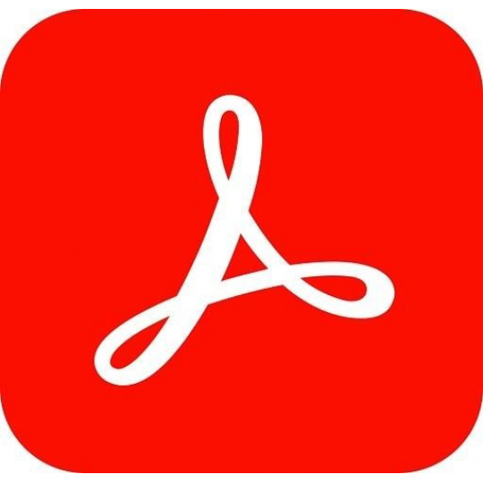 Acrobat Pro for teams, Multi Platform Viacero jazykov (+CZ) Education, Named, 1 mesiac, Level 3, 50 - 99 Lic - nová licence