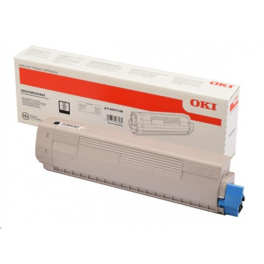 Čierny toner OKI pre C823/C833/C843 (7 000 strán)