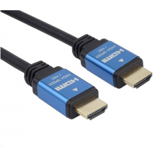 PREMIUMCORD HDMI - Ultra HDTV kábel, 1 m (kov, pozlátené konektory)
