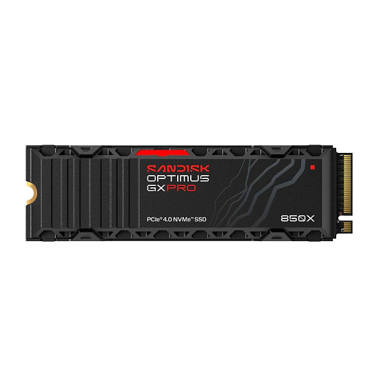 SANDISK SSD OPTIMUS GX PRO 850X NVMe 4TB PCIe, Gen4, (R:7300, W:6600MB/s), chladič SANDISK SSD OPTIMUS GX PRO 850X NVMe 4TB PCIe, Gen4, (R:7300, W:6600MB/s), chladič