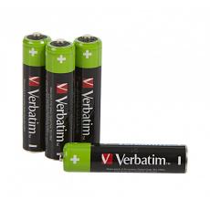 VERBATIM Nabíjecí baterie AAA Premium 4-Pack  2600 mAh HR03 (balení 20pcs)