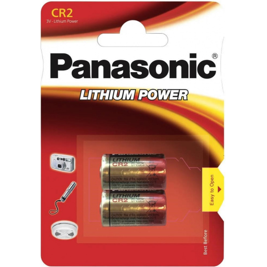 PANASONIC Lithiové - FOTO baterie CR-2L/2BP 3V (blistr - 2ks)