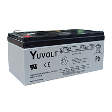 Baterie - YUVOLT Y3.2-12FR (12V; 3,2Ah; faston F1-4,7mm; životnost 3-5let)