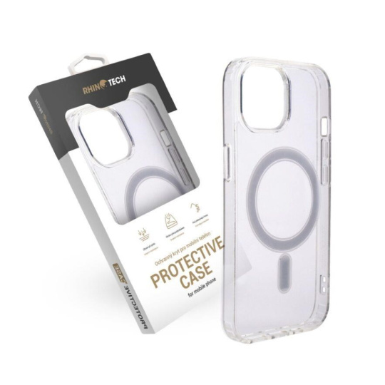 RhinoTech MAGcase Clear pro Apple iPhone 15 Pro Max, transparentní