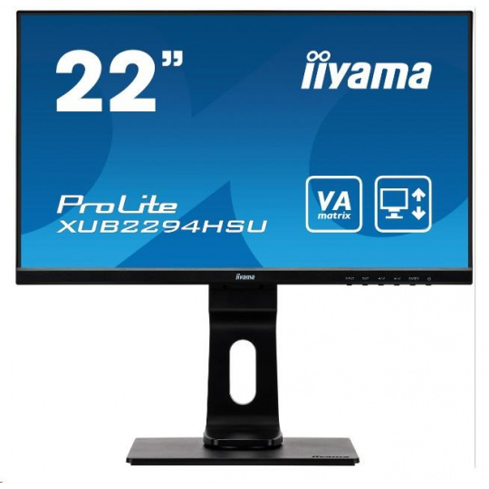 iiyama ProLite XUB2294HSU-B1, 54.6cm (21.5''), Full HD, black