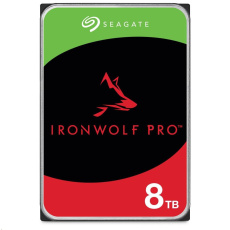 SEAGATE HDD 8TB IRONWOLF PRO (NAS), 3.5", SATAIII, 7200 RPM, Cache 256MB