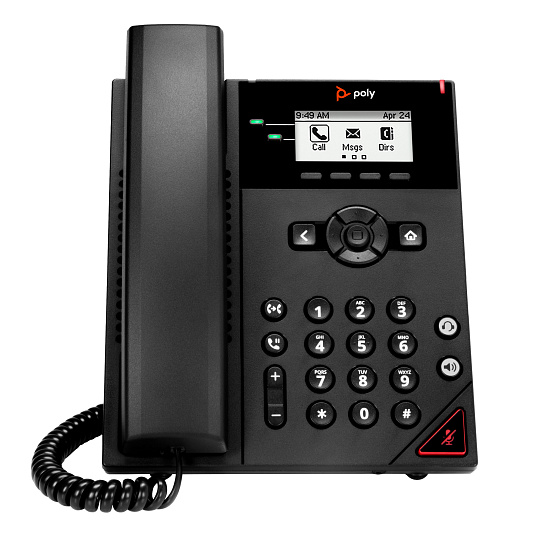 Poly VVX 150 2linkový IP telefon, PoE
