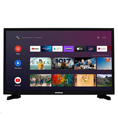 Orava 24" TV LT-ANDR24 B01, HD Ready, LED, Android Smart TV, WiFi, HDR, tuner DVB-T2/C/S2, Android 11