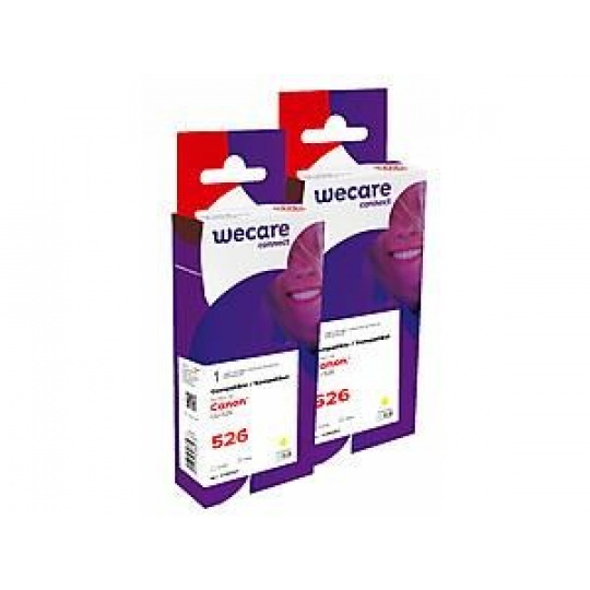 WECARE Armor kazeta pre CANON iP4850 (CLI526Y), sada žltá, 2x10,5 ml