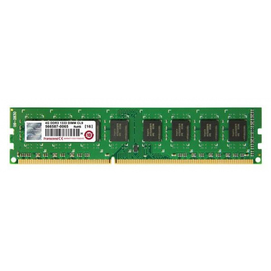 TRANSCEND JetRam™ DDR3 4GB 1333MHz DIMM, 256Mx8 CL9