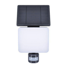 Solight LED solární osvětlení se senzorem, 11W, 1200lm, 3 CCT, Li-Ion, černá