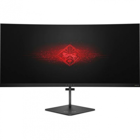 LCD monitor HP OMEN X 35 s LED podsvietením AG; 35 matný,AMVA+ 3440x1440,10M:1,300cd,4ms,1xHDMI,1xDisplayPort,USB-čierny