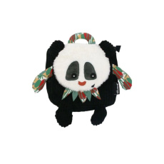 Dětský batůžek z heboučkého manšestru panda Dětský batůžek z heboučkého manšestru panda