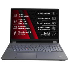 BAZAR - LENOVO NTB ThinkPad/Workstation P16 G2 - i7-14700HX ,16"OLED Touch,32GB,1TBSSD,RTX 3500 Ada 12GB,W11P - rozbalen BAZAR - LENOVO NTB ThinkPad/Workstation P16 G2 - i7-14700HX ,16"OLED Touch,32GB,1TBSSD,RTX 3500 Ada 12GB,W11P - rozbalen