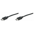 MANHATTAN Kábel monitora DisplayPort, DisplayPort Male / DisplayPort Male, 2 m, čierny