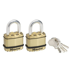 Master Lock Mosazný visací zámek - Excell - 45mm (2 ks / blistr) Master Lock Mosazný visací zámek - Excell - 45mm (2 ks / blistr)