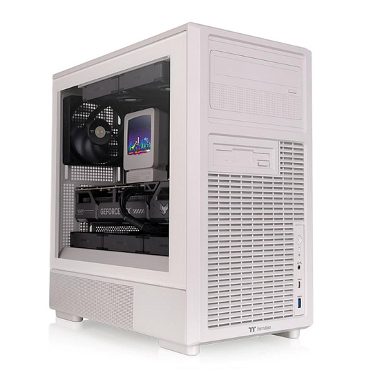 THERMALTAKE Case Retro 260 TG Micro Tower, mATX, Průhledná bočnice, 1x 120mm Fan, béžová