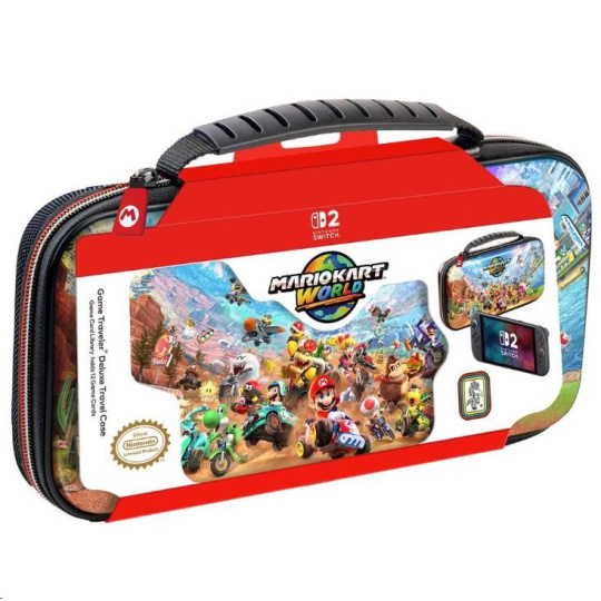 Luxusní cestovní pouzdro NS212MKW s motivem Mario Kart World Luxusní cestovní pouzdro NS212MKW s motivem Mario Kart World