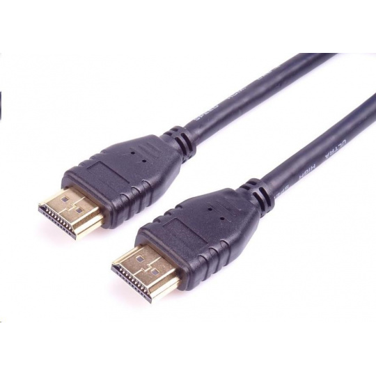 Kábel HDMI PREMIUMCORD 2.1 vysokorýchlostný + ethernetový kábel 8K@60Hz, pozlátené konektory, 2 m