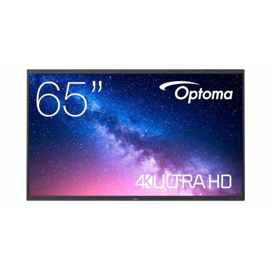 BAZAR - Optoma 5653RK IFPD 65" - interaktivní dotykový, 4K UHD, multidotyk 40prstu, Android 13,  8GB RAM / 64GB ROM - Po