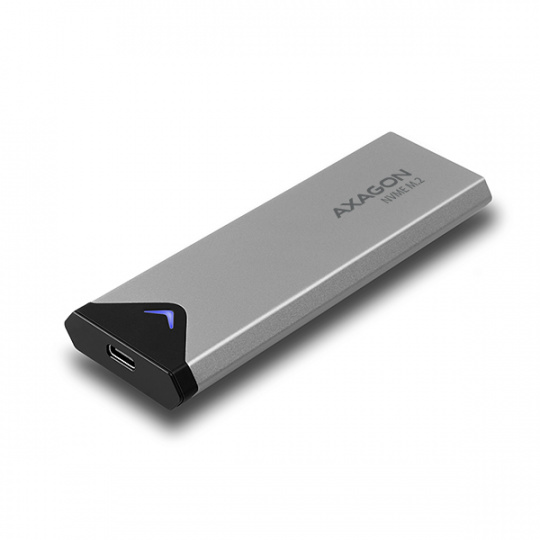 AXAGON EEM2-UG2, USB-C 10Gbps - M.2 NVMe SSD ARROW box, strieborný