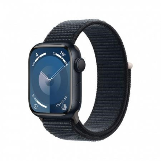 APPLE Watch Series 9 GPS 45mm Midnight Aluminium Case with Midnight Sport Loop