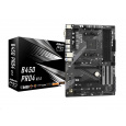 ASRock MB Sc AM4 B450 PRO4 R2.0, AMD B450, 4xDDR4, 1xDP, 1xHDMI, VGA