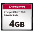 TRANSCEND CompactFlash Card CF180I, 4GB, SLC mode WD-15, Wide Temp.